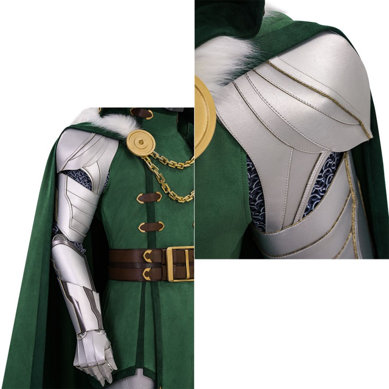 Marvel Rivals Doctor Doom Cosplay Costume Top Level Armor Suit with Cape