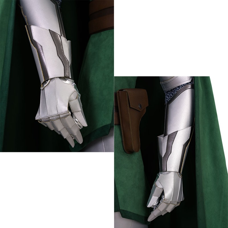 Marvel Rivals Doctor Doom Cosplay Costume Top Level Armor Suit with Cape