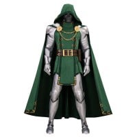 Marvel Rivals Doctor Doom Cosplay Costume Top Level Armor Suit with Cape