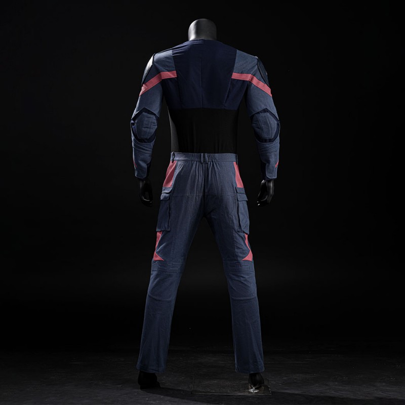 Avengers Endgame Captain America Cosplay Costume Steve Rogers Suit Superhero Outfit Upgraded Version