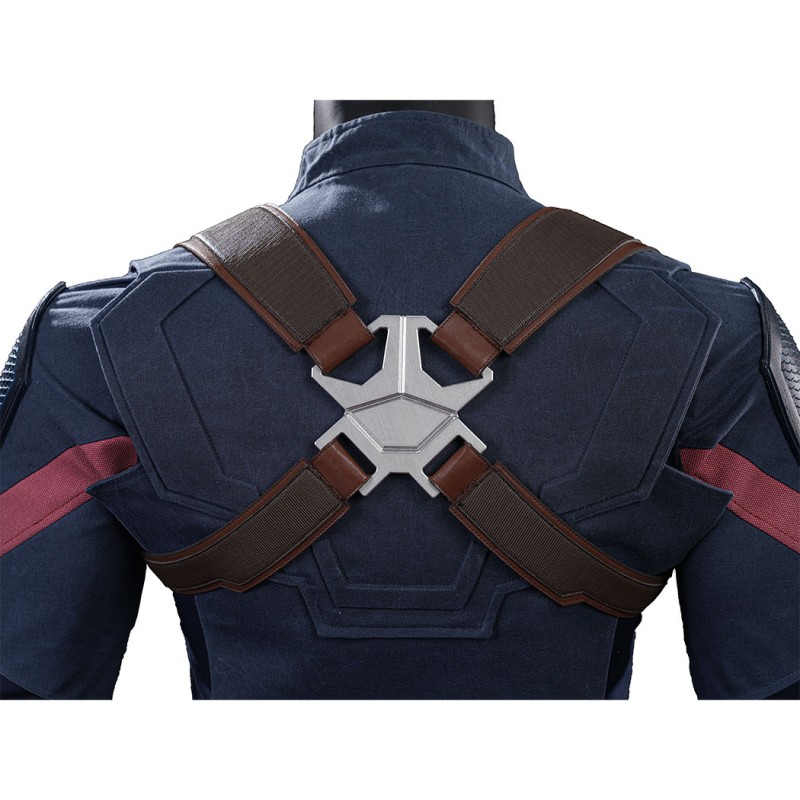 Avengers Endgame Captain America Cosplay Costume Steve Rogers Suit Superhero Outfit Upgraded Version