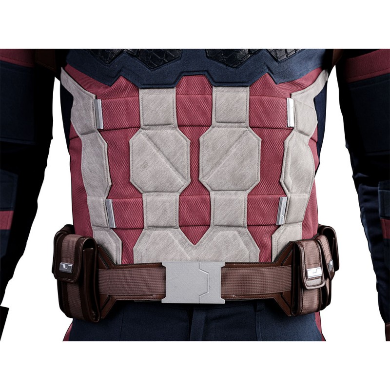 Avengers Endgame Captain America Cosplay Costume Steve Rogers Suit Superhero Outfit Upgraded Version