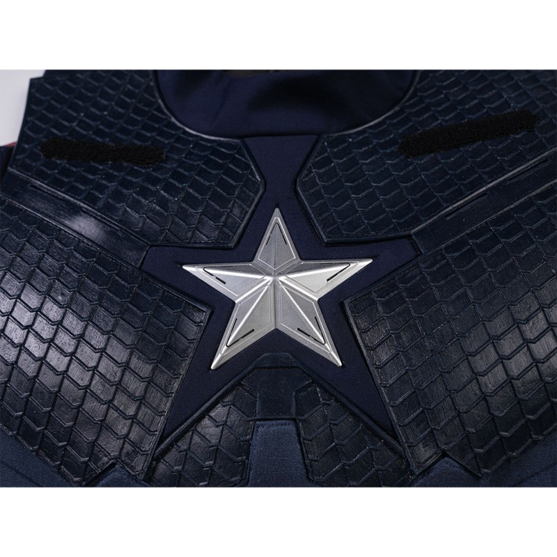 Avengers Endgame Captain America Cosplay Costume Steve Rogers Suit Superhero Outfit Upgraded Version