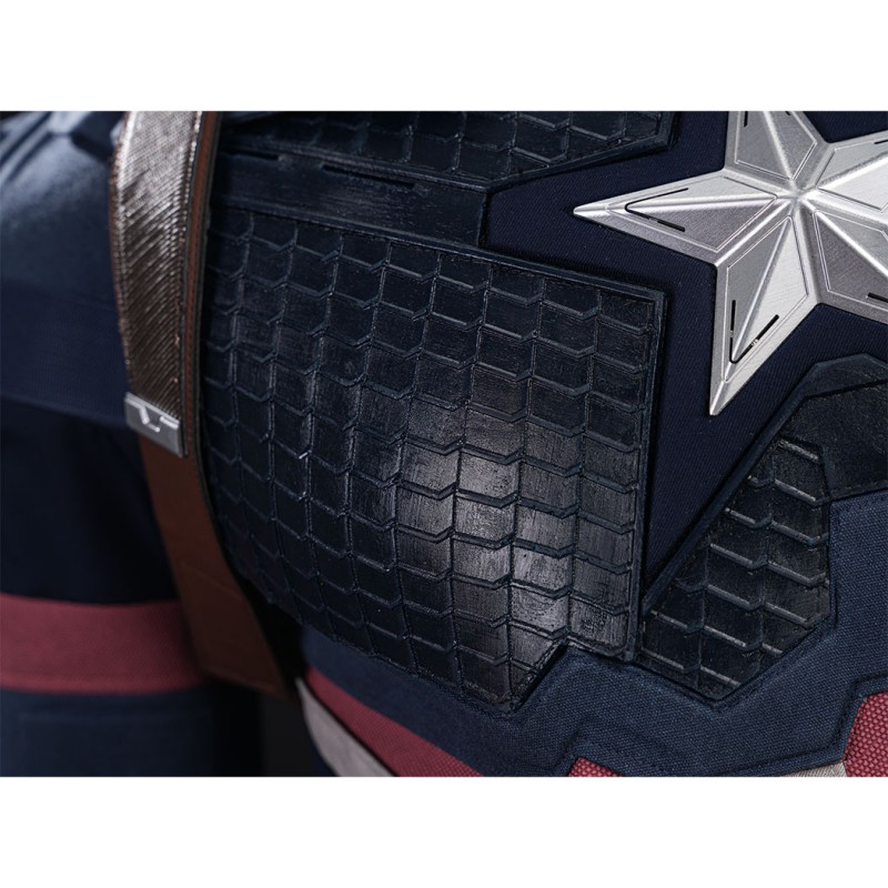 Avengers Endgame Captain America Cosplay Costume Steve Rogers Suit Superhero Outfit Upgraded Version