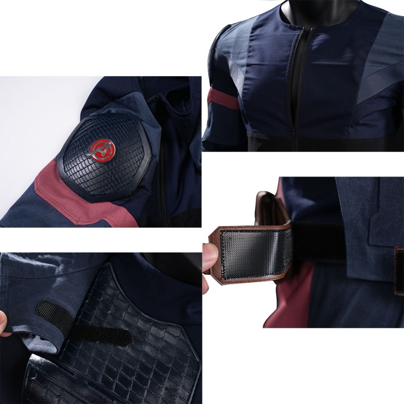 Avengers Endgame Captain America Cosplay Costume Steve Rogers Suit Superhero Outfit Upgraded Version