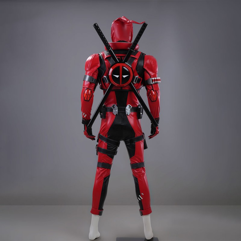Marvel Rivals Deadpool Cosplay Costume Premium Wade Wilson Red Superhero Suit