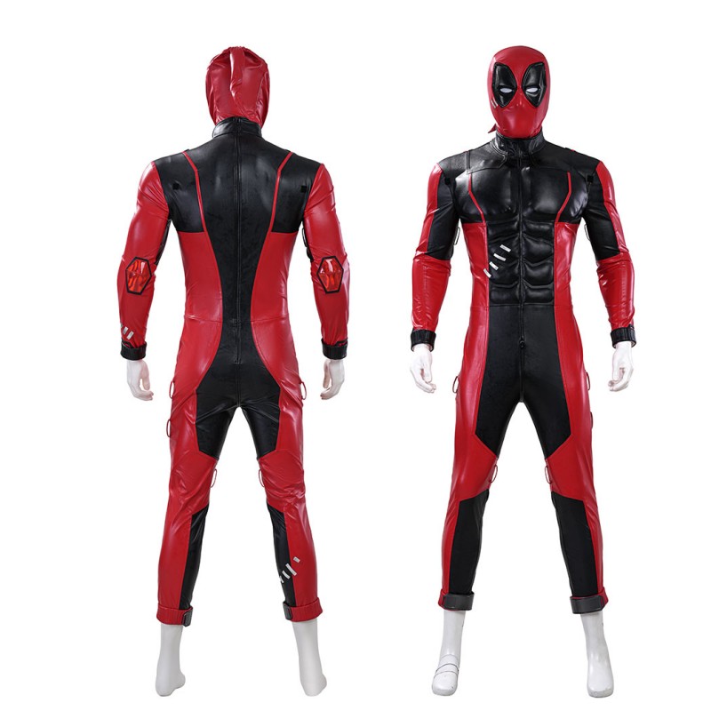 Marvel Rivals Deadpool Cosplay Costume Premium Wade Wilson Red Superhero Suit