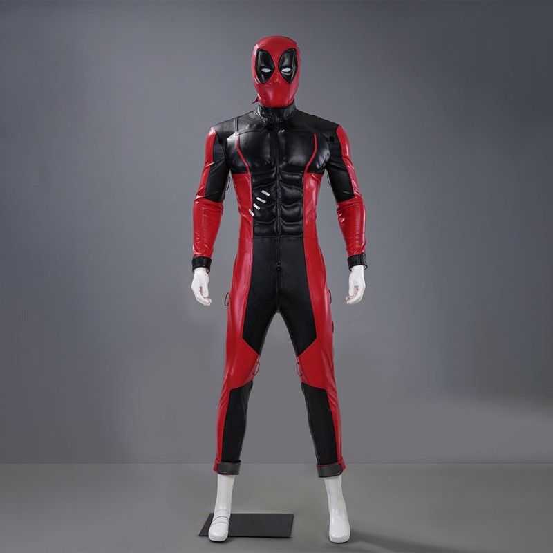 Marvel Rivals Deadpool Cosplay Costume Premium Wade Wilson Red Superhero Suit