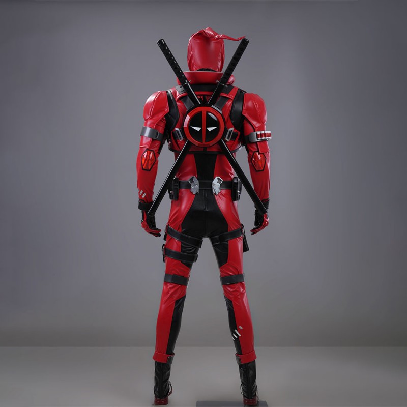 Marvel Rivals Deadpool Cosplay Costume Premium Wade Wilson Red Superhero Suit