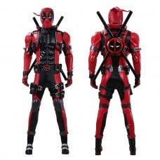 Marvel Rivals Deadpool Cosplay Costume Premium Wade Wilson Red Superhero Suit