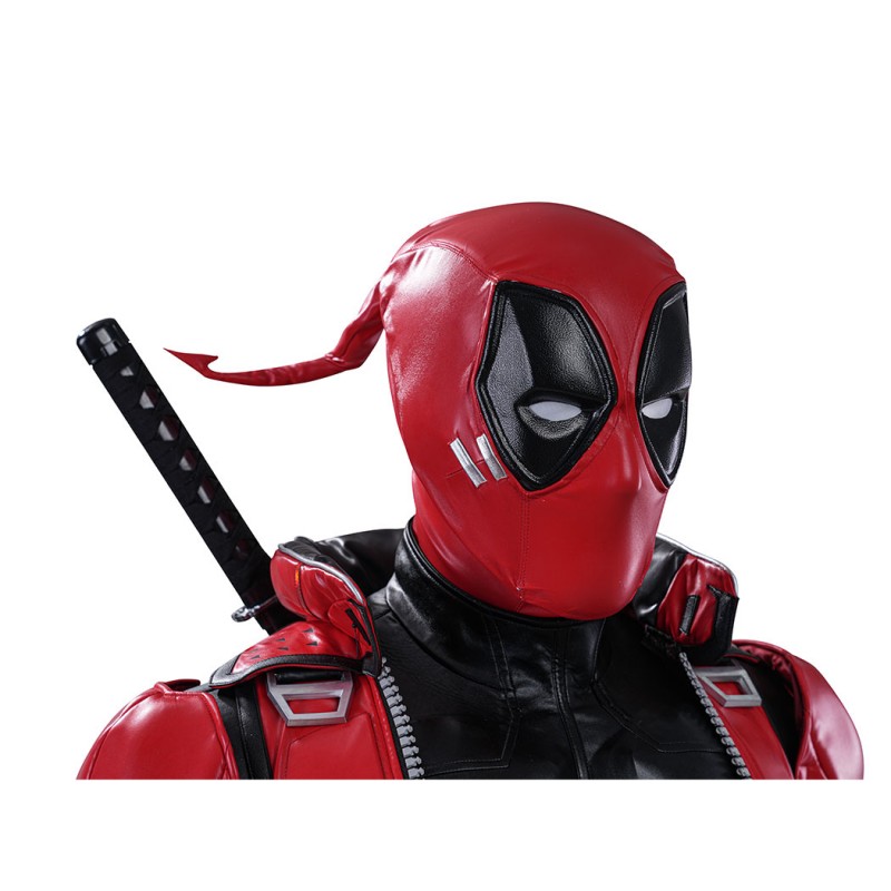 Marvel Rivals Deadpool Cosplay Costume Premium Wade Wilson Red Superhero Suit