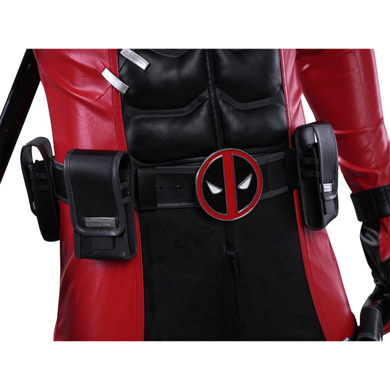 Marvel Rivals Deadpool Cosplay Costume Premium Wade Wilson Red Superhero Suit