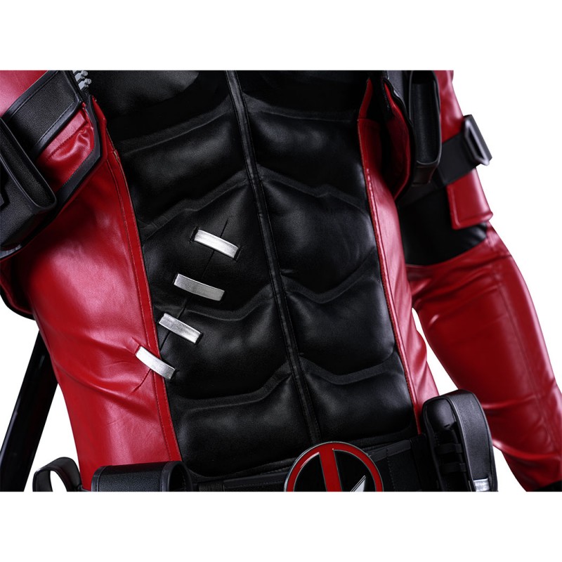 Marvel Rivals Deadpool Cosplay Costume Premium Wade Wilson Red Superhero Suit