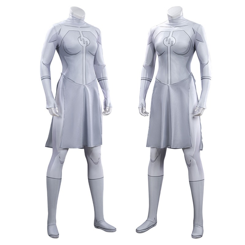 Invincible Anissa Cosplay Costume Viltrumite Mark Printed Jumpsuit Men Suit