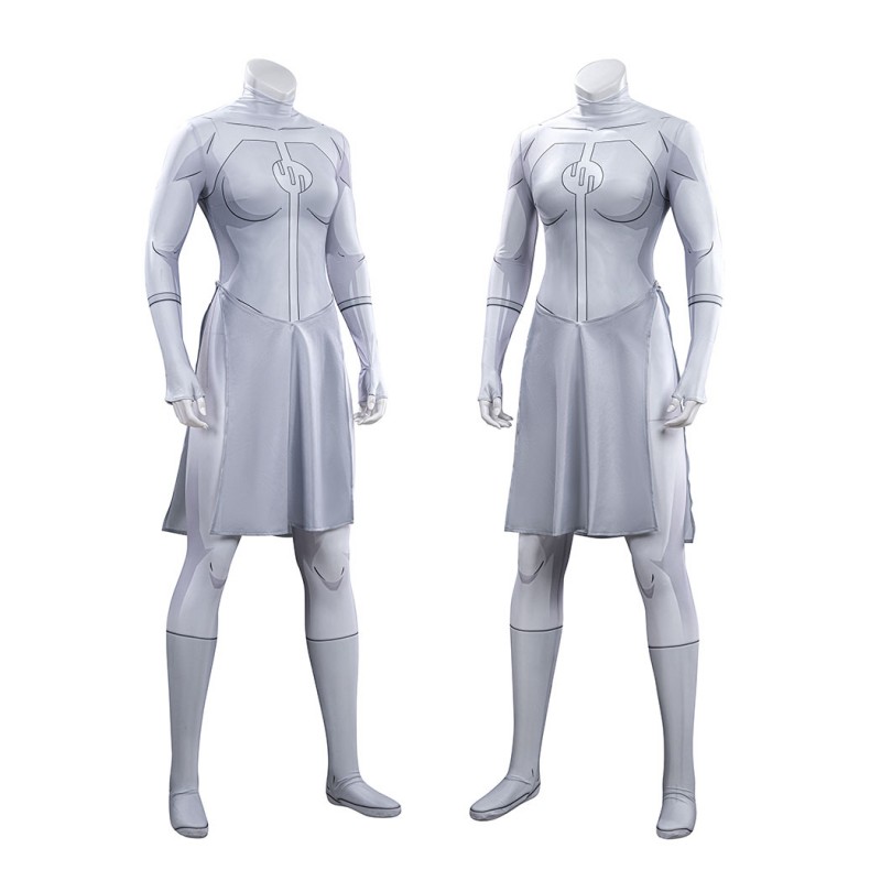 Invincible Anissa Cosplay Costume Viltrumite Printed Jumpsuit for Women