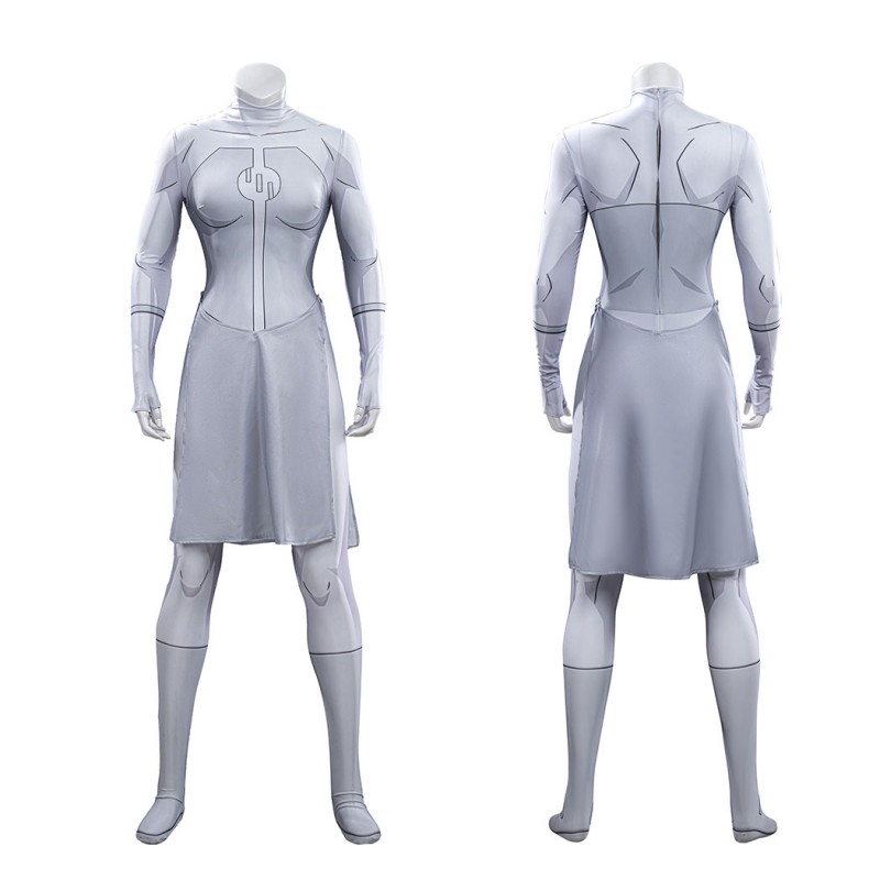 Invincible Anissa Cosplay Costume Viltrumite Printed Jumpsuit for Women