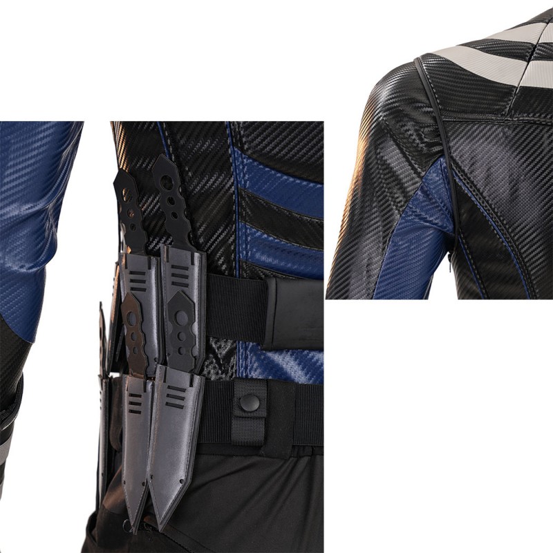 Daredevil Season 3 Bullseye Cosplay Costume Benjamin Poindexter Outfit Premium Leather Tactical Suit
