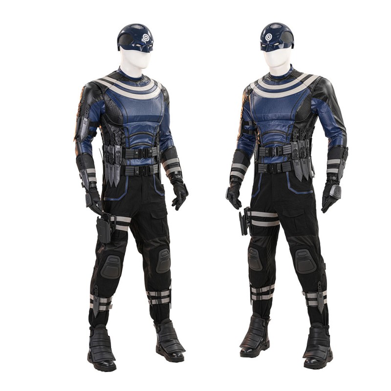 Daredevil Season 3 Bullseye Cosplay Costume Benjamin Poindexter Outfit Premium Leather Tactical Suit