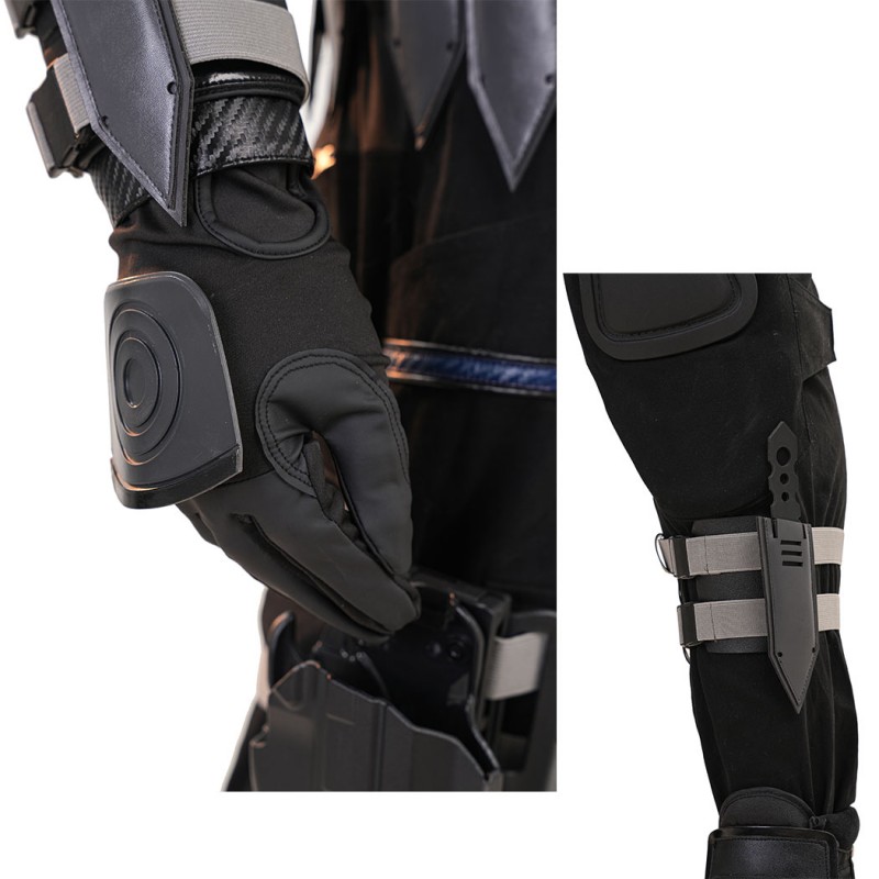 Daredevil Season 3 Bullseye Cosplay Costume Benjamin Poindexter Outfit Premium Leather Tactical Suit