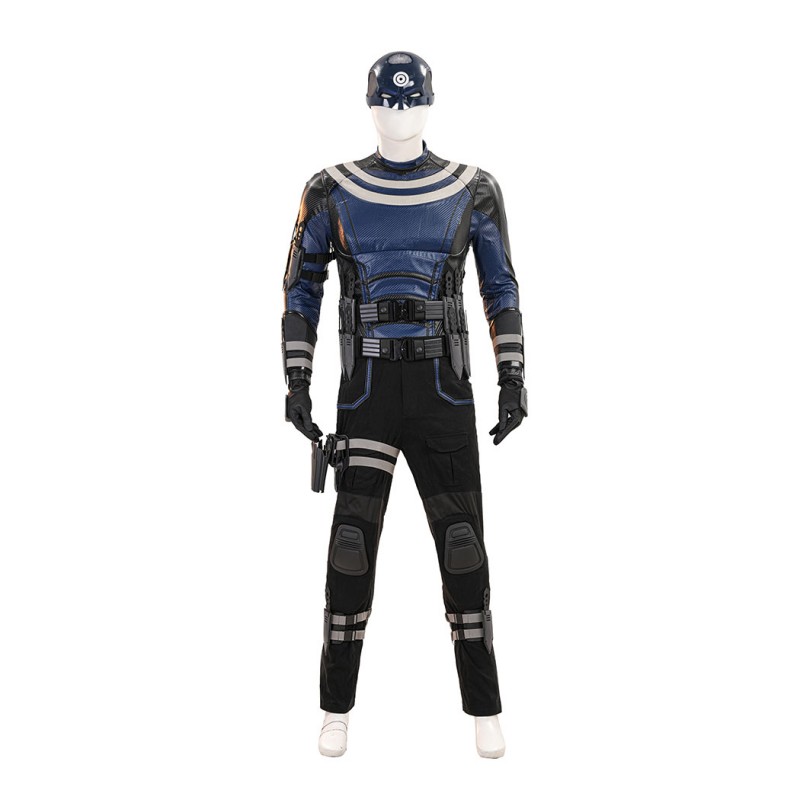 Daredevil Season 3 Bullseye Cosplay Costume Benjamin Poindexter Outfit Premium Leather Tactical Suit