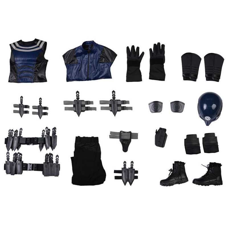 Daredevil Season 3 Bullseye Cosplay Costume Benjamin Poindexter Outfit Premium Leather Tactical Suit