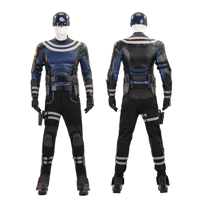 Daredevil Season 3 Bullseye Cosplay Costume Benjamin Poindexter Outfit Premium Leather Tactical Suit