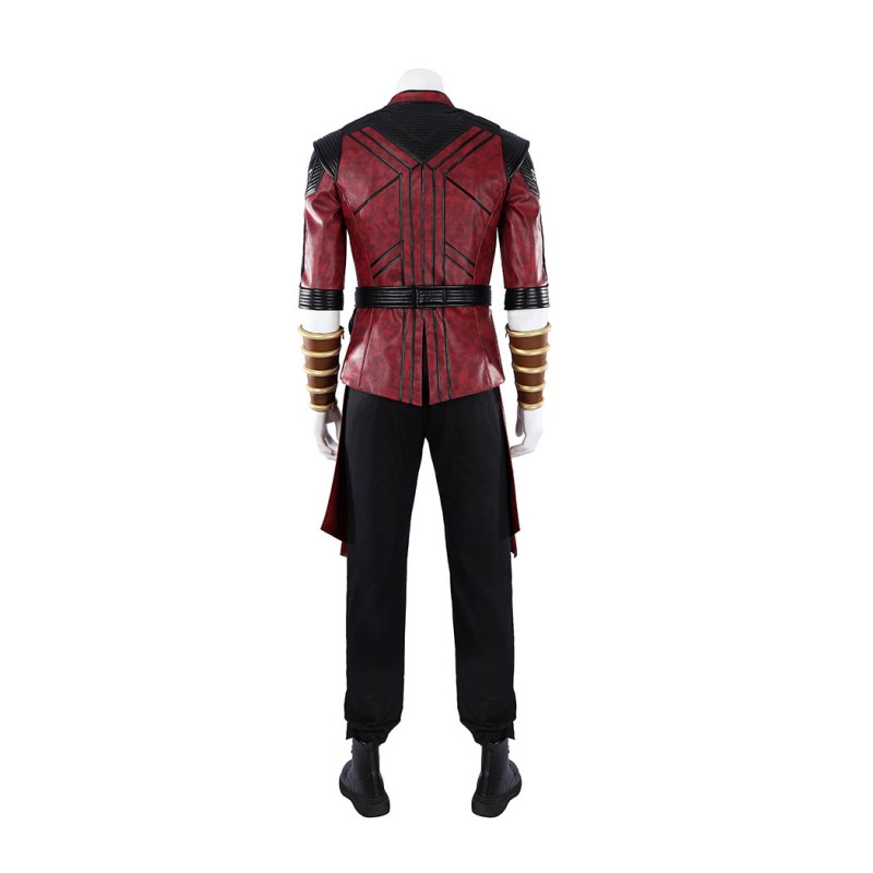Avengers Doomsday Shang-Chi Cosplay Costume Red Leather Suit