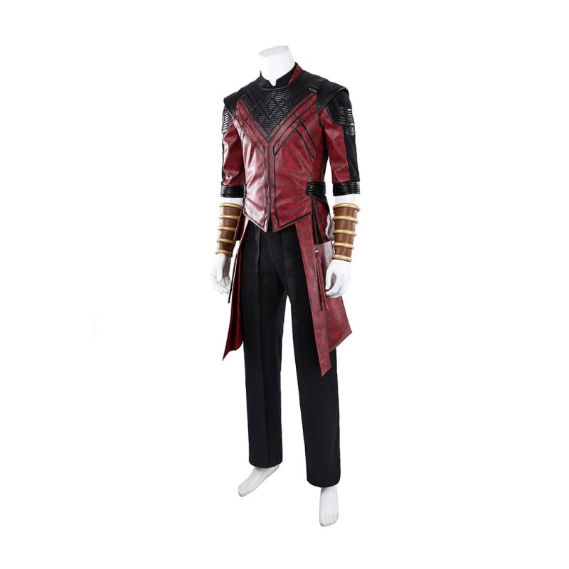 Avengers Doomsday Shang-Chi Cosplay Costume Red Leather Suit