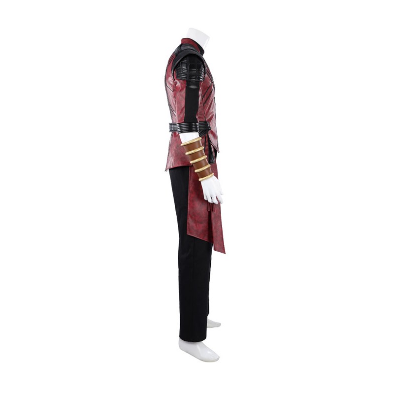 Avengers Doomsday Shang-Chi Cosplay Costume Red Leather Suit