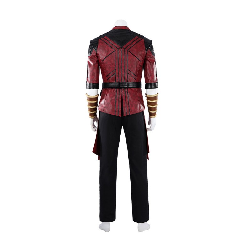 Avengers Doomsday Shang-Chi Cosplay Costume Red Leather Suit