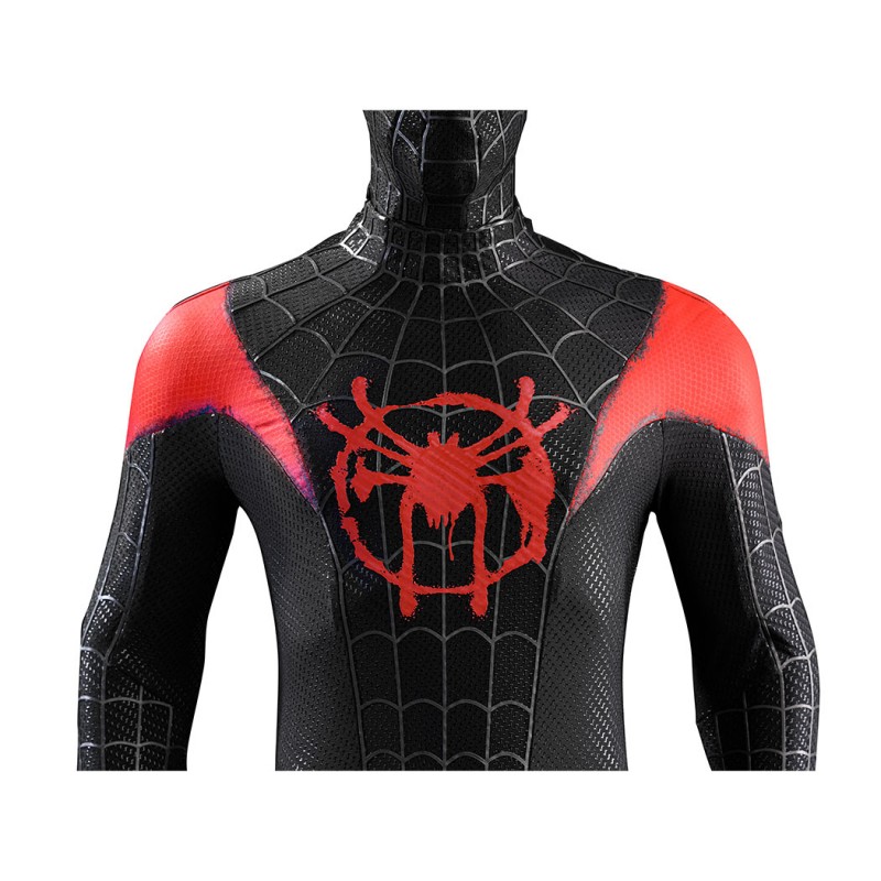 Miles Morales Cosplay Costume Spider-Man: Into the Spider-Verse Superhero Halloween Suit