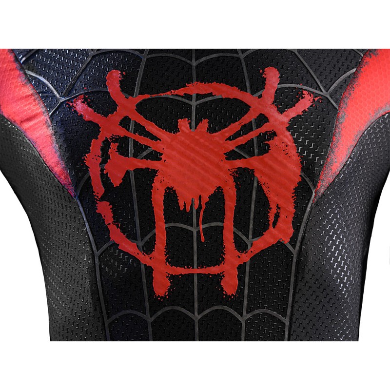 Miles Morales Cosplay Costume Spider-Man: Into the Spider-Verse Superhero Halloween Suit