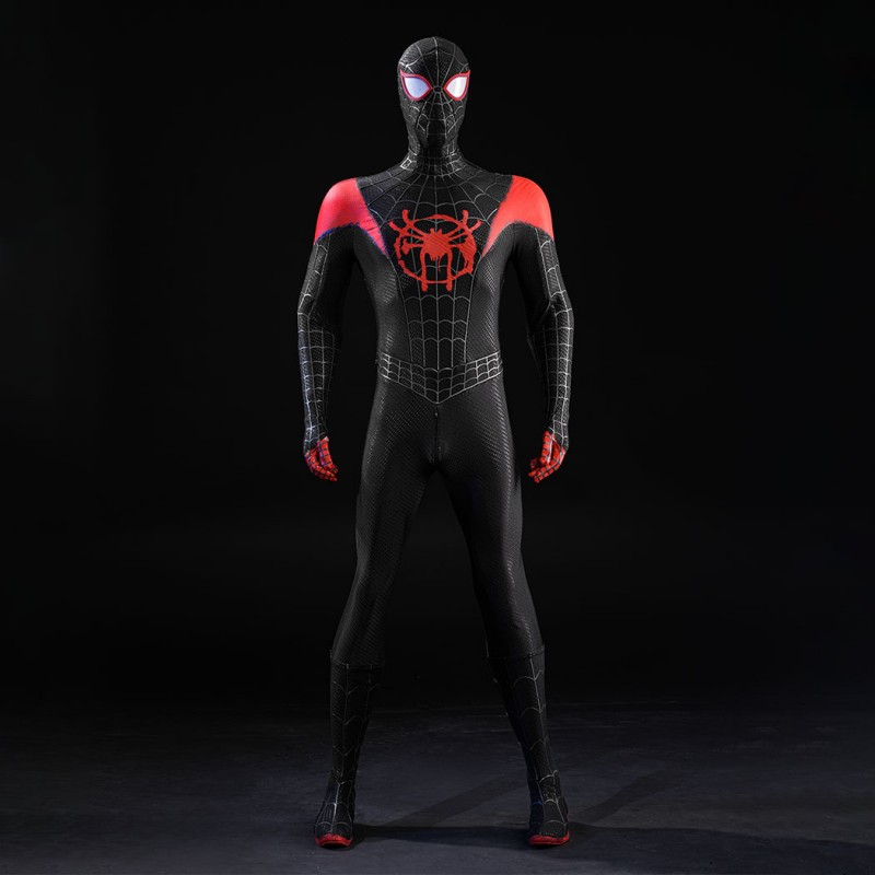 Miles Morales Cosplay Costume Spider-Man: Into the Spider-Verse Superhero Halloween Suit