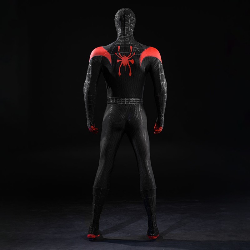 Miles Morales Cosplay Costume Spider-Man: Into the Spider-Verse Superhero Halloween Suit