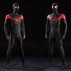 Miles Morales Cosplay Costume Spider-Man: Into the Spider-Verse Superhero Halloween Suit