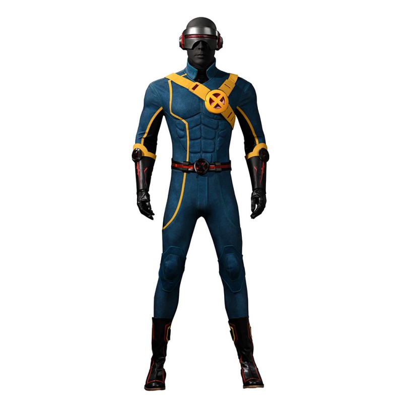 Marvel Rivals Cyclops Costume Scott Summers Cosplay Suit Superhero Full Set