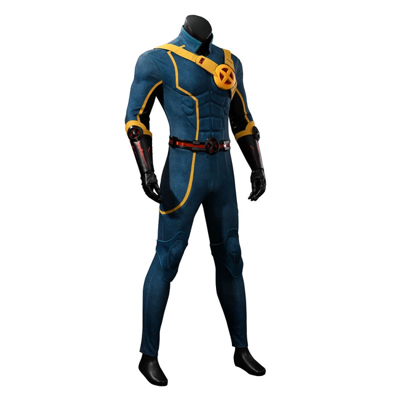 Marvel Rivals Cyclops Costume Scott Summers Cosplay Suit Superhero Full Set