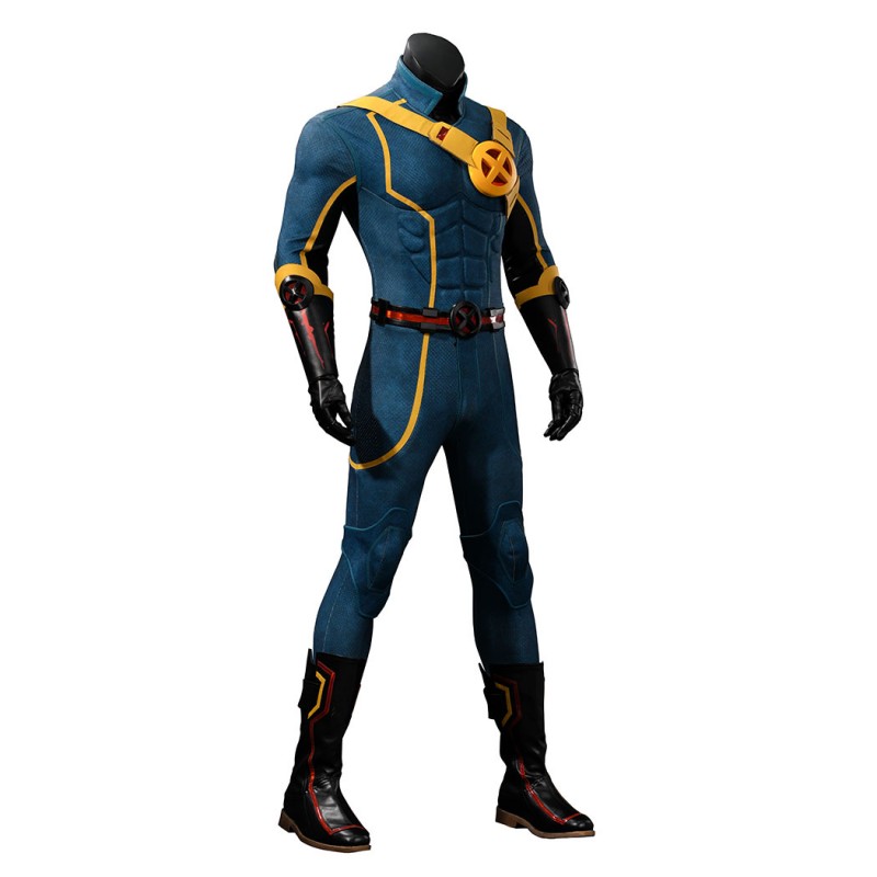 Marvel Rivals Cyclops Costume Scott Summers Cosplay Suit Superhero Full Set