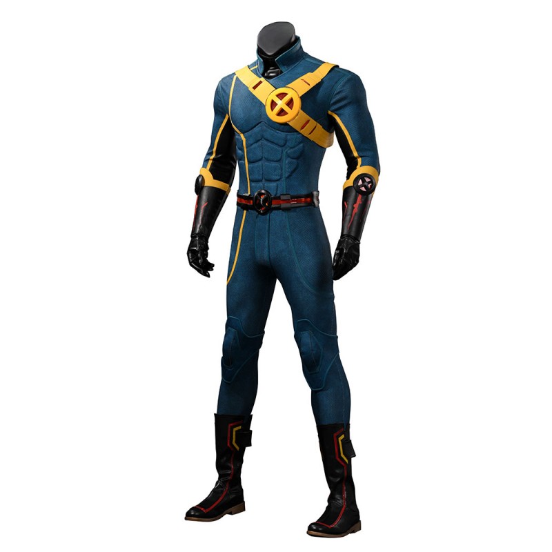 Marvel Rivals Cyclops Costume Scott Summers Cosplay Suit Superhero Full Set