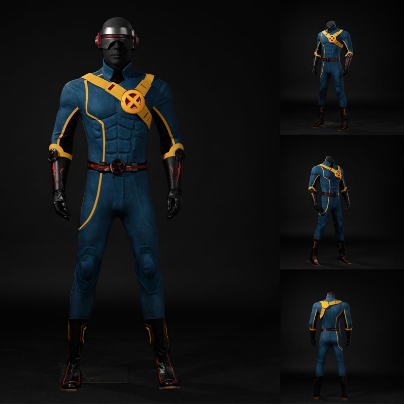 Marvel Rivals Cyclops Cosplay Costume Scott Summers Suit Superhero Outfit