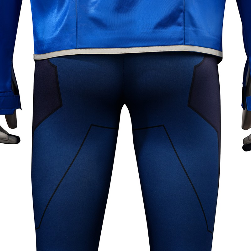 Cyberpunk Edgerunners 2 D Blue Costume Men Cosplay Suit Full Set