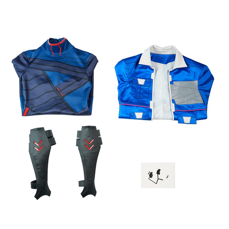 Cyberpunk Edgerunners 2 D Blue Costume Men Cosplay Suit Full Set