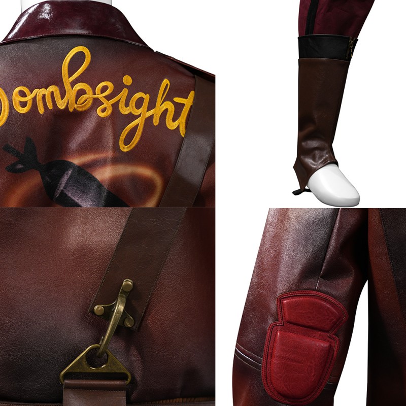 Vought Rising Bombsight Cosplay Costume The Boys Suit Full Set