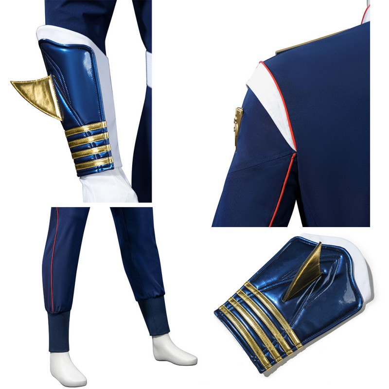 Vought Rising Torpedo Blue Costume The Boys Cosplay Suit