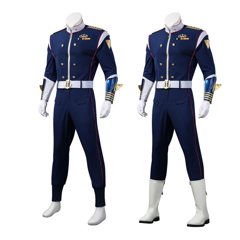 Vought Rising Torpedo Blue Costume The Boys Cosplay Suit