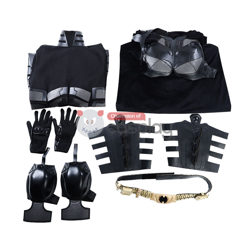 Knight Bruce Wayne Costume 2022 Robert Pattinson Halloween Suit