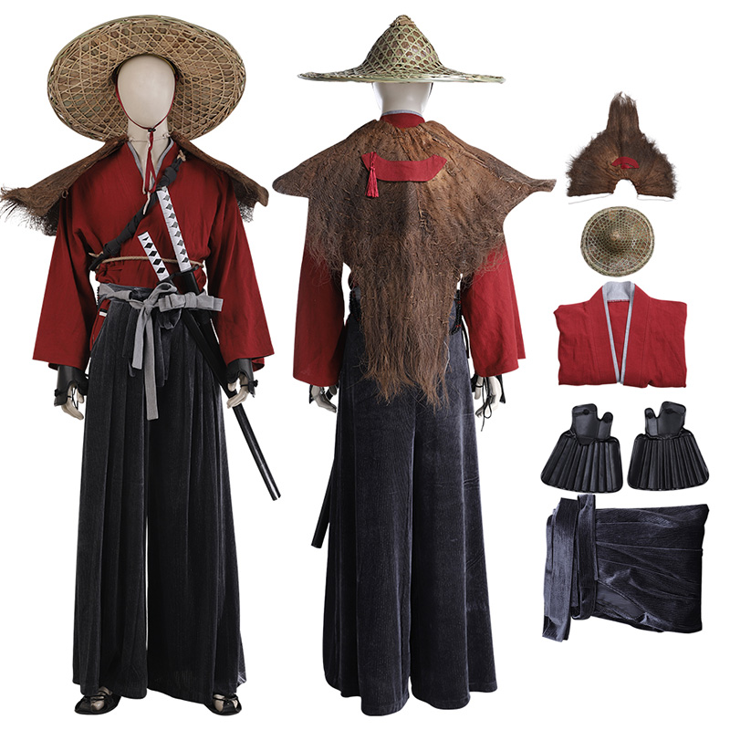 Jin Sakai Costume Ghost of Tsushima Cosplay Costume