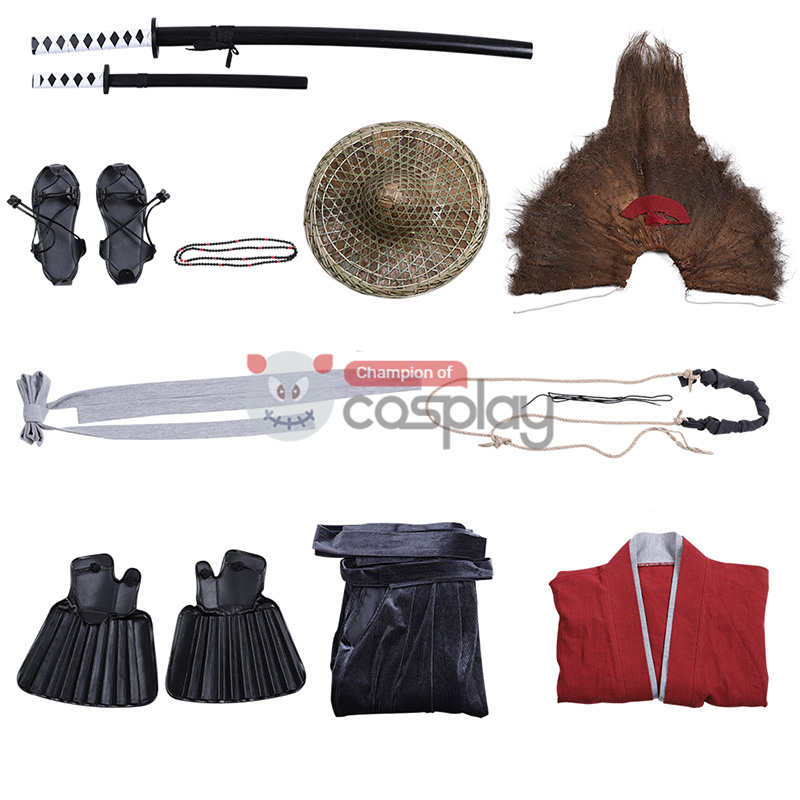 Jin Sakai Costume Ghost of Tsushima Cosplay Costume