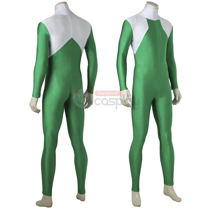 Ready To Ship Green Rangers Costume Burai Dragon Ranger Suit Mighty Morphin Power Rangers Cosplay Outfit