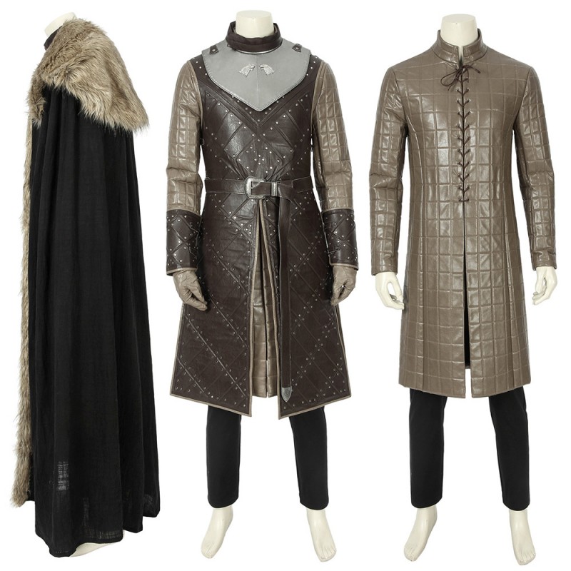 Jon Snow Costume Aegon House Stark Cosplay Suit